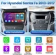 128G For Hyundai Santa Fe IX45 2013-17 Car Radio Screen CarPlay Android AUto FM