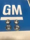Cadillac Emblem Ornament  Radio Knobs Vintage GM LOT 1497001 1497099