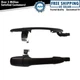 Rear Exterior Outside Sliding Door Handle Black PTM Pair for Mazda 5