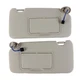 For Honda HR-V Sun Visor w/ Lights Mirror LH Platinum Gray (PAIR: Left & Right)