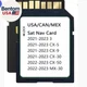 Mazda Navigation SD Card GPS Map Update USA Canada CX5 CX9 CX30 CX50 Mazda3