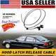 HOOD RELEASE CABLE & PULL HANDLE KIT FITS FOR 1996-2000 HONDA CIVIC 74130S01A01