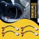 4X Car Speaker Door Wire Harness Plug Adaptor For Dodge Journey Jeep Replacement