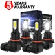 For Toyota Sienna 2004-2010 9005 9006 Combo LED Headlight Hi/Lo Beam Bulbs Kit