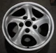 99 00 01 PORSCHE 911 CARRERA OEM WHEEL RIM SILVER 17X9 99636212800 M396 67243