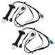 X AUTOHAUX 2pcs Rear Door Harness with Connectors for Dodge RAM 1500 2500 3500