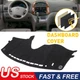Dash Cover Mat For 2004-2010 Toyota Sienna Black Dashboard Pad Anti-Slip Carpet