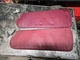 💥 OEM 1981 - 1993 Dodge Ram D150 D250 D350 Ramcharger Sun Visor Set Red 4084918