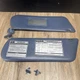 1987-1996 Ford F-150 F-250 F350 Bronco Blue VINYL Sun Visors