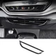 For Volkswagen ID.4 21-25 Black Stainless Inner Console Air Out Vent Frame Trim