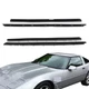 For Chevy Corvette 1990-95 96 4pcs Window Sweep Weatherstrip Felt Seal Kit Set