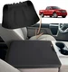 Console Lid Jump Seat Cover Leather for Ford F150 2004-2008 Gray Stitch
