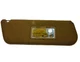 1987-1996 Ford F150 F250 F350 Passenger Right Side Sun Visor Tan Brown Cloth DMG