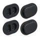 4Pieces Rubber Oval Car Floor Drain Seal Stopper for 2018 Jeep Wrangler JK