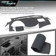 Fits 2011-2014 Hyundai Sonata Soft TPE Dashboard Dash Cover Cap Overlay Gray
