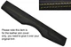 YELLOW STITCH REAR PARCEL SHELF SKIN COVER FITS FIAT 500 & FIAT 500 ABARTH 07-14