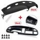 For Dodge Ram Pickup 98-02 Black Dash Bezel & Dashboard Cover Overlay W/ VENTS