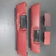 88-98 Chevy GMC OBS Truck EXT Cab LH RH Rear Arm Rest Set RED OEM