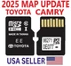 TOYOTA CAMRY GPS MAP UPDATE 2025 NAVIGATION MICRO SD CARD OEM 86271 0E077 USA/CA