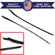 2Pcs Fit 2011-2019 Ford Fiesta RH + LH Windshield A-Pillar Trim Moulding PAIR
