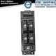 Pickup Front Master Power Window Switch Driver Side Left LH for Chevy GMC 4 Door