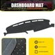 Gray Dash Cover Mat Dashboard Carpet For Ford Truck F150 F250 Bronc 1992-1997
