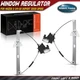 2x Power Window Regulator w/ Motor 2Pin for Mazda 3 2004-2009 Front Left & Right
