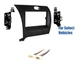 Double Din Car Stereo Radio Dash Wire Kit Combo for 2014-2018 Kia Forte