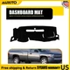 Dashboard Mat for 2007-2013 GMC Sierra 1500 2500HD 3500HD Dash Cover Pad Black