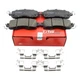 TRW Pro Front Ceramic Slotted Brake Pad Set with Hardware For Nissan Altima Leaf