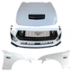 for 2024- 26 Ford Mustang GT front bumper cover grille hood fender Oxford White