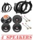 JBL CLUB 622 180W 6.5" Front/Rear Door Speakers Kit For 2007-2020 Toyota Tundra