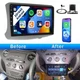 For Toyota Echo 1999-2005 2+64GB Apple Carplay Android Auto Car Radio GPS BT CAM