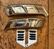 56 Chevy 2 Door Hardtop & Convertible Upper Paint Divider Pair 1956 Chevrolet