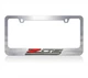 Chevrolet Corvette C7 Z06 Supercharged Chrome Steel License Plate Frame Licensed