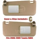 Sun Visor Left Right PAIR Beige Tan Ivory for 2006 2007 2008 2009 Toyota RAV4