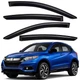 For 2016-2022 Honda HR-V Tape-on Window Vent Visors Rain Guards Wind Deflectors