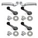 64-81 GM Interior Door Handle Window Regulator Inner Black Handle Crank 20pc Kit