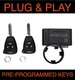 2005-2007 Jeep Grand Cherokee Immobilizer 56053016AS VIN Programmed Plug & Play