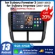Car Stereo Radio For Subaru Forester Impreza 2007-13 Android 13 4G BT FM CarPlay