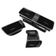 0EM 3x Chrome Piano Black Dashboard Air Condition Vents For VW Passat B6 B7 CC