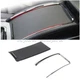 Black Center Console Roller Blind Cover+Plating Trim For Buick LaCrosse 2010-13