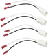 72-6514 Speaker Wire Harness Adapter - 4 Pack for Jeep Dodge Chrysler