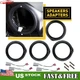 Fits Honda Speaker Adapters Bracket Harness Install Front Rear Door 6.5" (165mm)