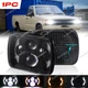 100W 7x6" 5x7 LED Headlight Halo Bulb For Mazda Pickup B2000 B2200 B2600 1986-93