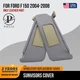 Sunvisors Cover Skin PVC Leather for Ford F150 2004-2008 Gray