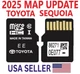 TOYOTA SEQUOIA GPS UPDATE 2025 NAVIGATION MICRO SD CARD OEM 86271 0E077 USA/CA