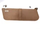 92-96 Ford F150 Bronco Driver Side Left LH Sun Visor Shade With Screws OEM Brown