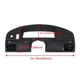 For 1992-1997 Ford F150 F250 F350 Bronco Instrument Cluster Dash Panel Bezel