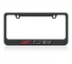 Chevrolet Corvette C7 Z06 Black Stainless License Plate Frame Official Licensed